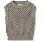 Wheat - Knit Vest Saga - Gebreide spencer - 100% biologisch katoen - voorkant