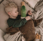 Cuddly Animal Duck Large - Large warming cuddly toy duck - Organic cotton & Wool - Senger Naturwelt