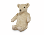 Warmteknuffel Beer Large - Biologisch katoen & wol - Linen - Senger Naturwelt