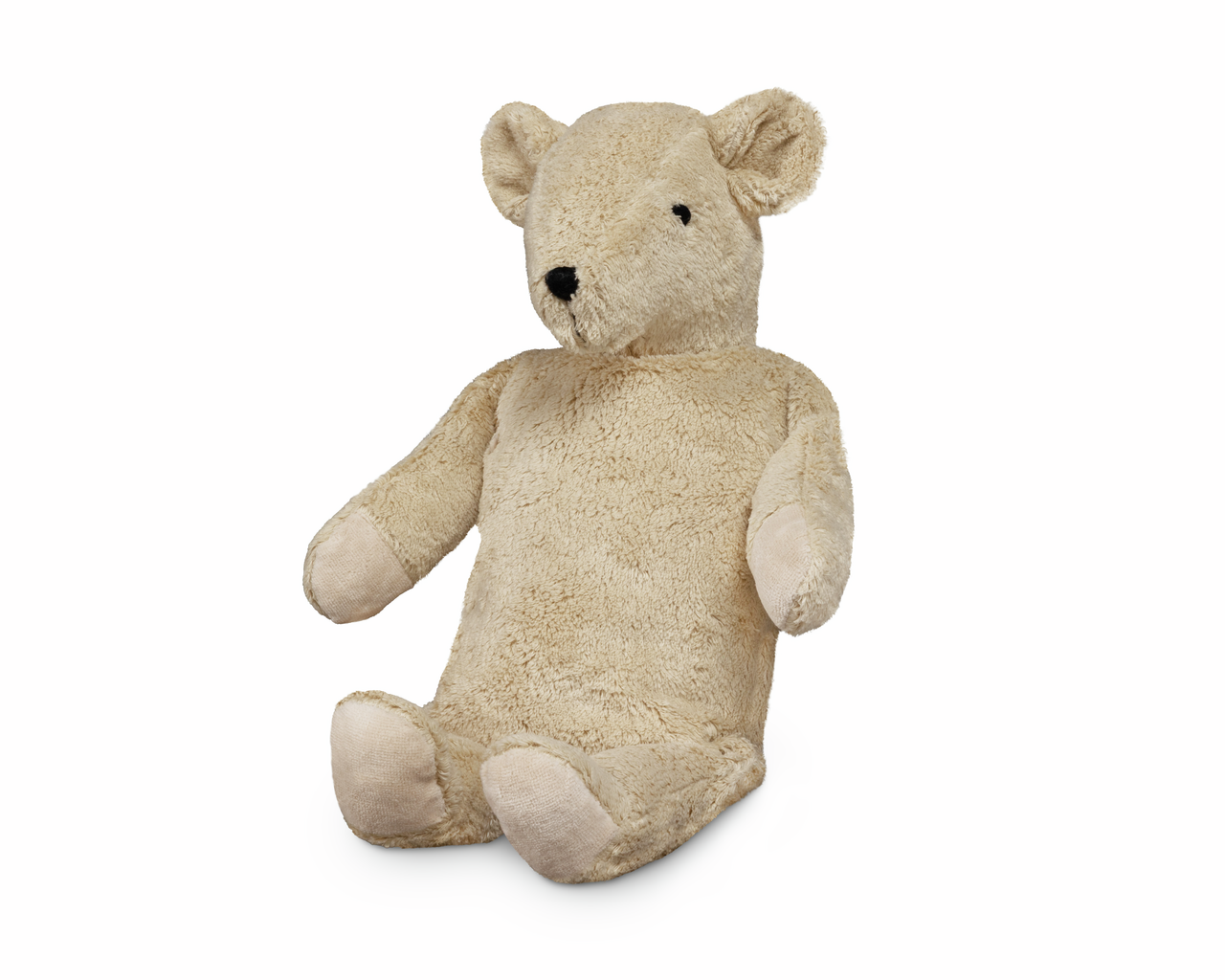 Warmteknuffel Beer Large - Biologisch katoen & wol - Linen - Senger Naturwelt