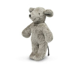 Baby-Kuscheltier - Maus klein - Animal Baby Mouse - Biobaumwolle/Wolle - Grau - Senger Naturwelt