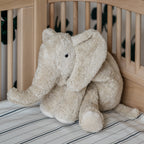 Warmteknuffel olifant Small - Biologisch katoen & schapenwol - Linen - Senger Naturwelt