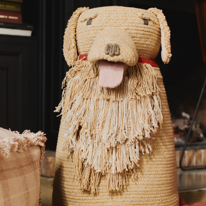 Opbergmand Luna Golden Retriever – 40 × 30 × 55 cm – Lorena Canals