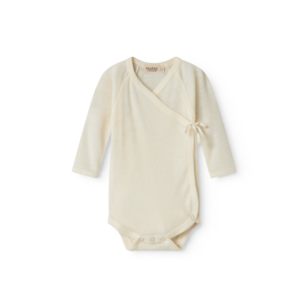 Wrap romper - Belita Wool rib - Merino wool - MarMar Copenhagen