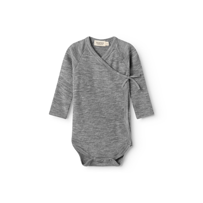 Wrap romper - Belita Wool rib - Merino wool - MarMar Copenhagen