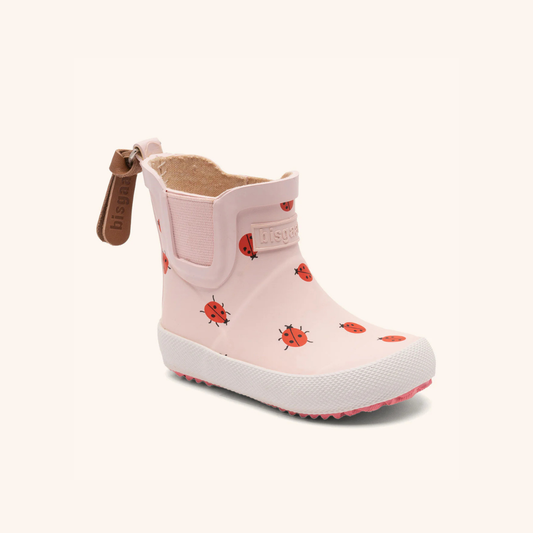 Natural rubber rain boot - Low model - Cute ladybug - Bisgaard