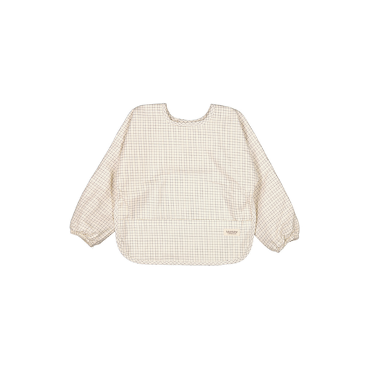 MarMar Copenhagen - Apron LS - Long Sleeve Bib - Deep Lake Check