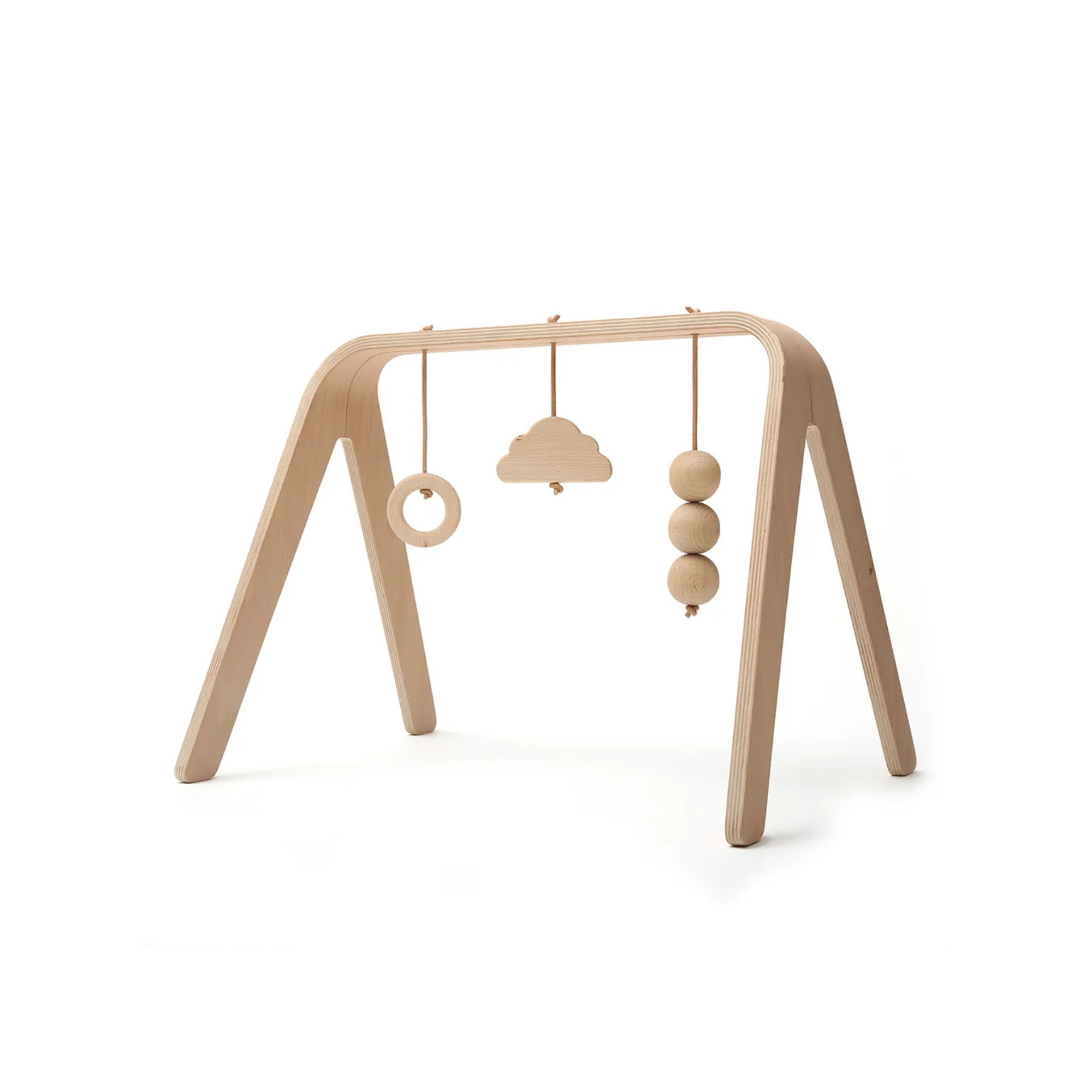 NAHO speelboog met houten speelgoed - Baby gym - Charlie Crane - productfoto - afbeelding 2