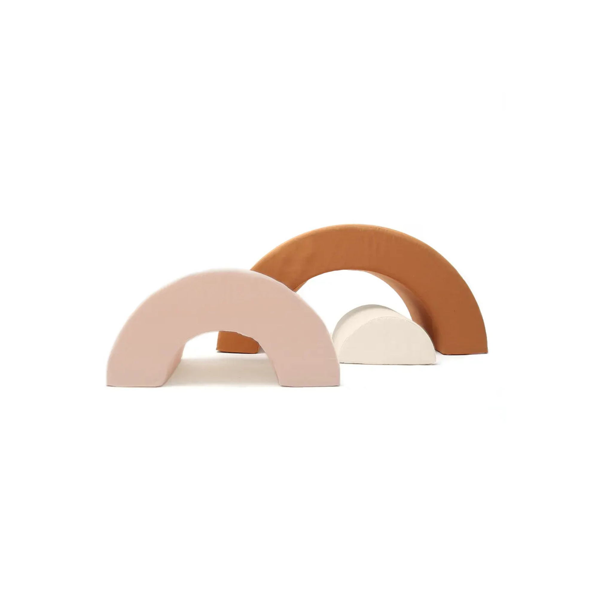 MILO foam speelset regenboog - montessori speelgoed van biologisch katoen - Charlie Crane - productfoto - afbeelding 3