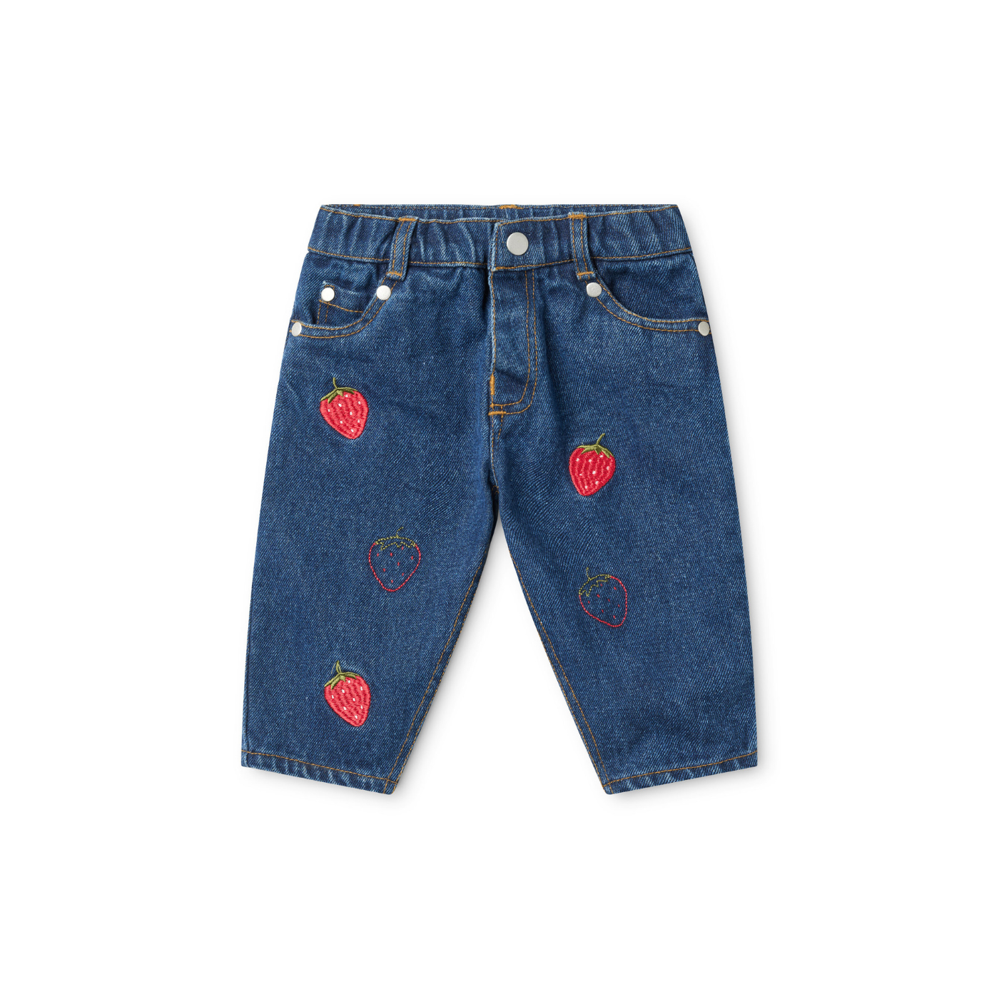 Denim broek Sage Jeans - Mid Blue - 100% katoen - Flöss - productfoto