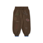Gebreide joggingbroek Gustav - Mosswood - 100% katoen - Flöss - productfoto