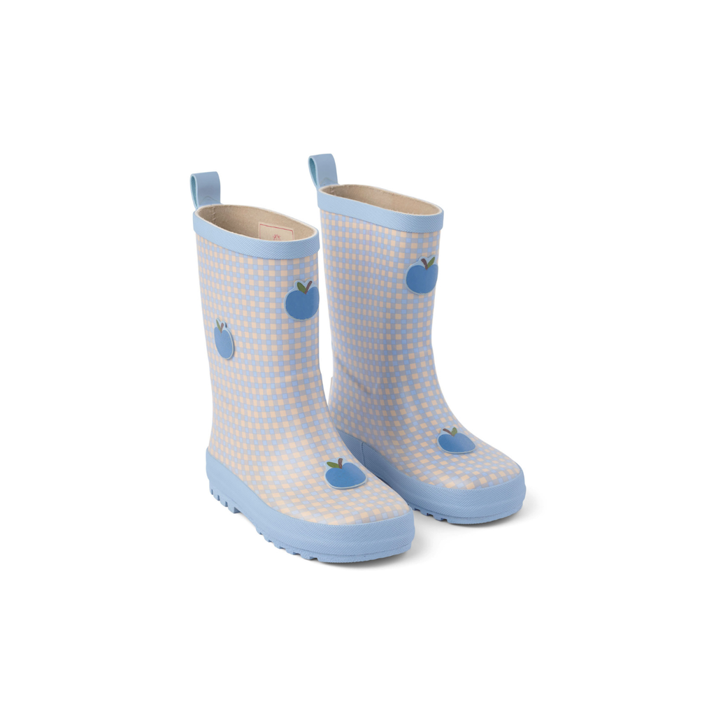 Regenlaarzen Misty - Apple Gingham - Rubber - Flöss - productfoto