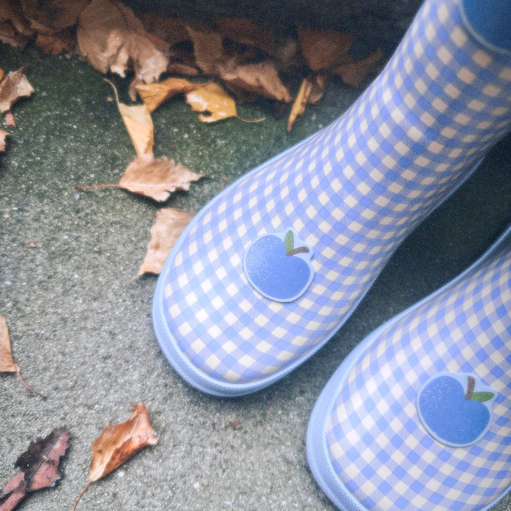 Regenlaarzen Misty - Apple Gingham - Rubber - Flöss - productfoto - afbeelding 2