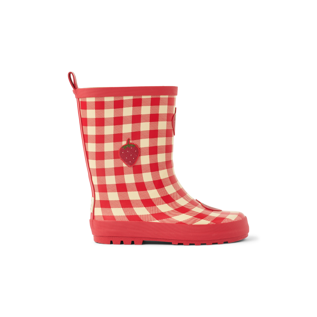 Regenlaarzen Misty - Berry Gingham - Rubber - Flöss - productfoto - afbeelding 3