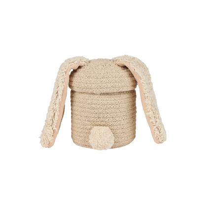 Basket Mini Rita the Rabbit – Mini opbergmand konijn – Naturel – Ø 15 × 15 cm – Lorena Canals
