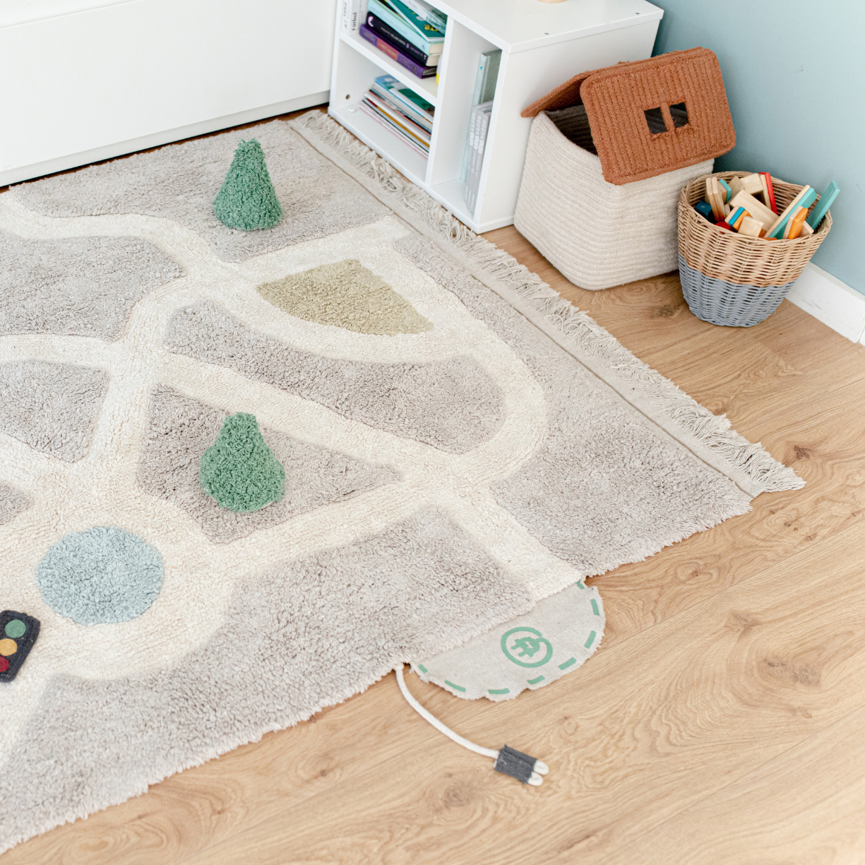 Basket House Toffee - Huisvormige opbergmand - Naturel & bruin - Lorena Canals - productfoto - afbeelding 5