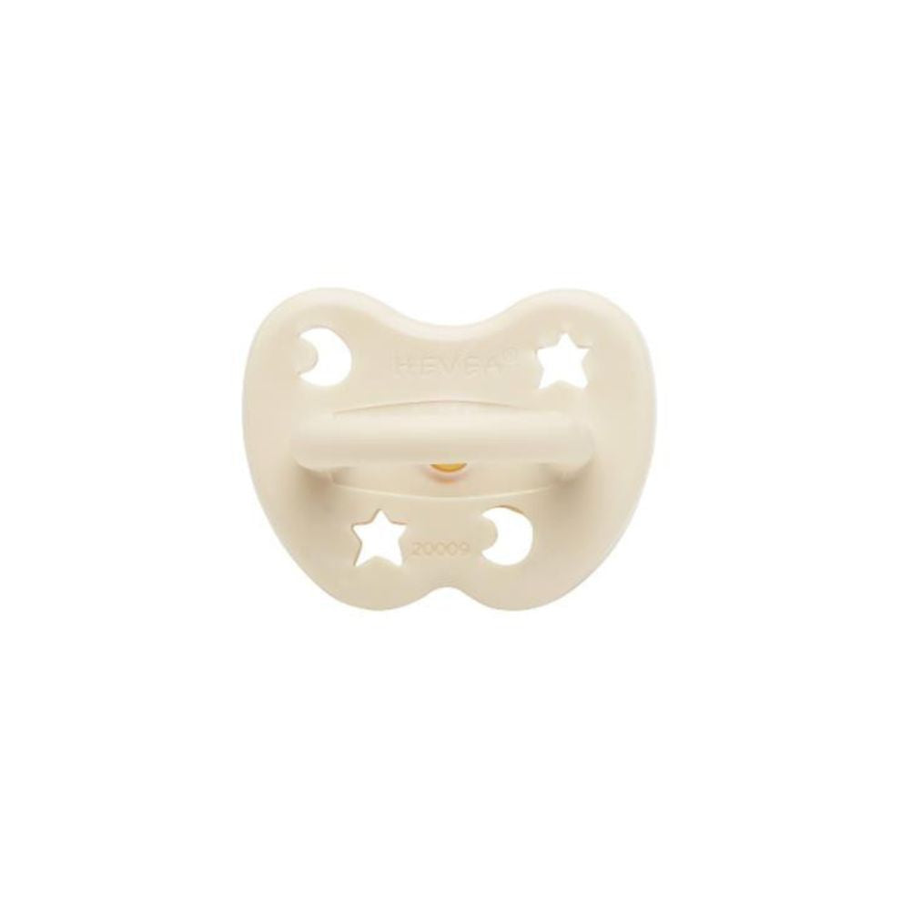 HEVEA - Pacifier Milky White Orthodontic - Speen - 100% natuurlijk - 100% plasticvrij - productfoto
