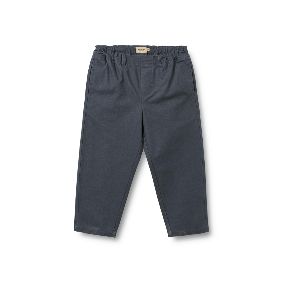 Pantalon/Broek - Trousers Julian - Biologisch katoen - Ink/Navy - Wheat - productfoto