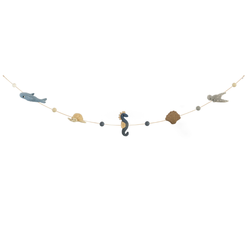 Vlaggenlijn Under The Sea - Biologisch wolvilt - Baby Bello - productfoto
