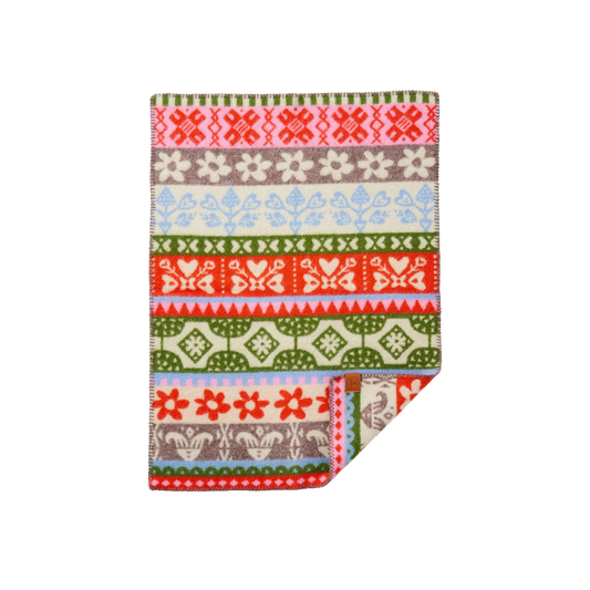 Arvidsjaur Baby Crib Blanket - Organic Wool - 65x90cm - Klippan