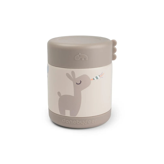 Thermo Essensbehälter - Insulated food jar - Celebration - Sand - 300 ml - Done by Deer