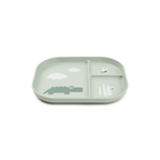 Fächer-Teller - Foodie compartment plate - Croco - Green - Done by Deer