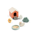Houten boerderij set - Tiny farm play set - Clucky - Colour mix - Done by Deer - productfoto