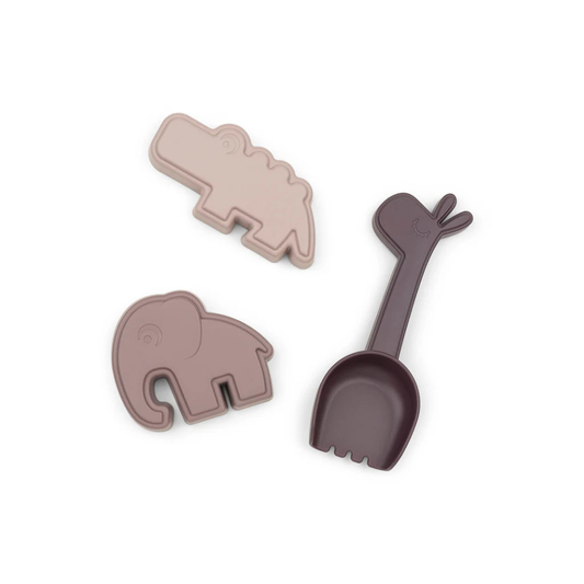 Sand figures + shovel - Sand play set 3 pcs - Deer friends - Powder - Done by Deer