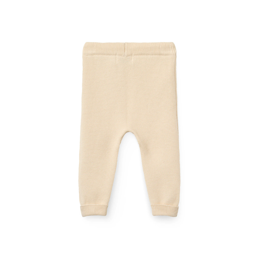 Gestrickte Hose - Cotton Baby Leggings - Bio-Baumwolle - Ecru/Cream - Copenhagen Colors