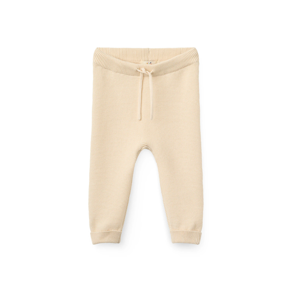 Gestrickte Hose - Cotton Baby Leggings - Bio-Baumwolle - Ecru/Cream - Copenhagen Colors