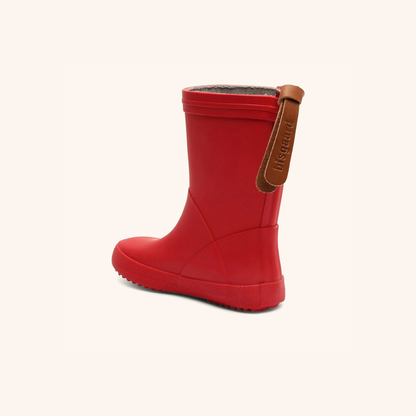 Natural rubber rain boot Star - Red - Bisgaard