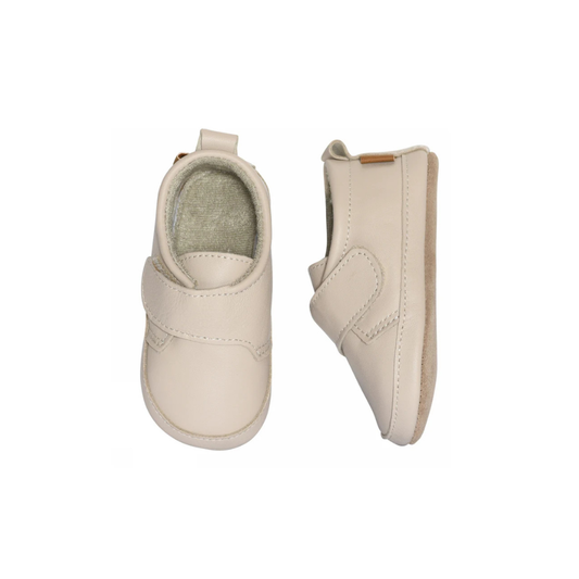 Leather baby slippers - Classic leather slippers - Oxford tan - Melton