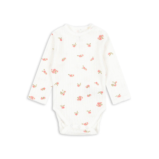 Minnie Romper - Bonderose Big - Pointelle - Biologisch Katoen - GOTS - Konges Sløjd