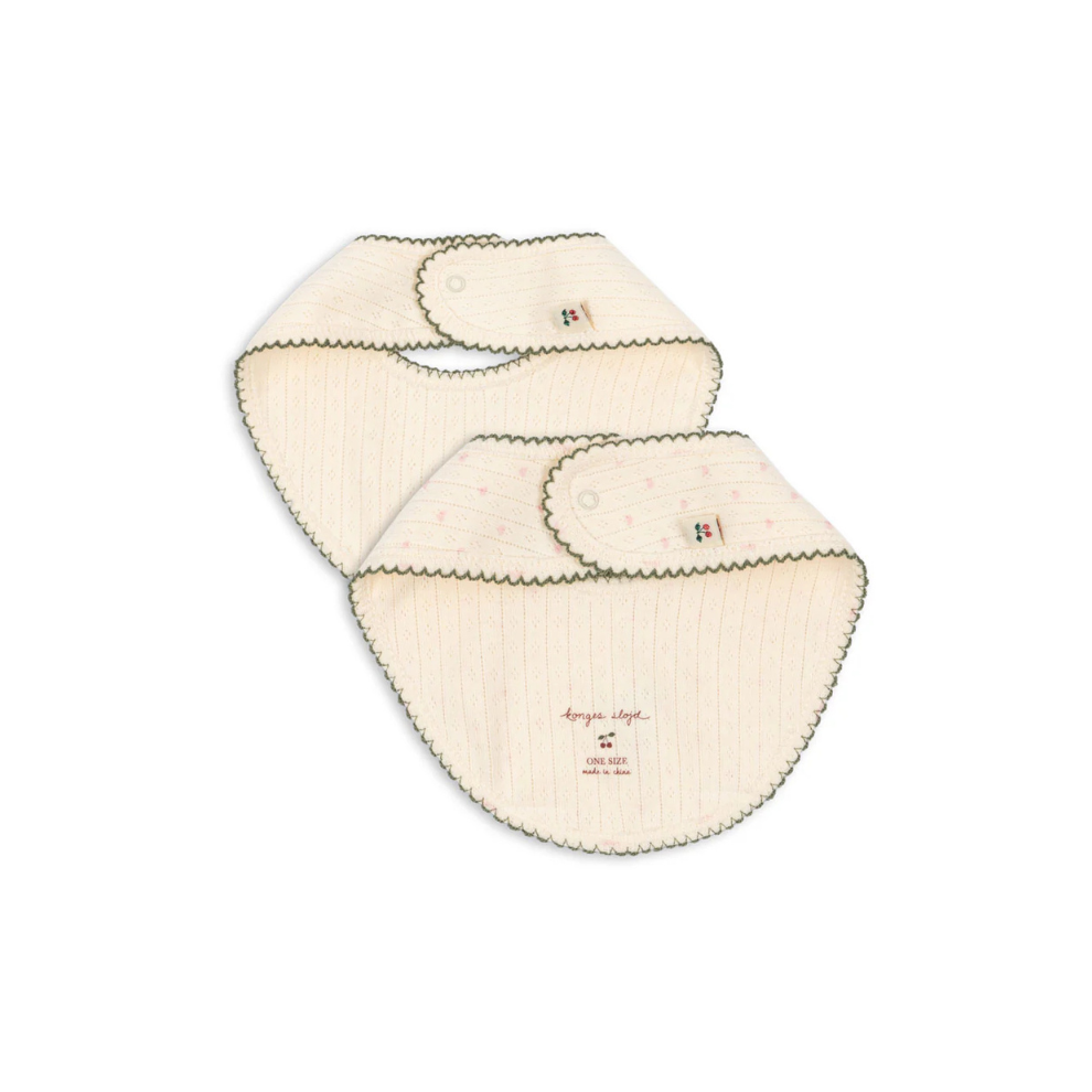 Minnie 2-Pack Slabbetjes - Coeur - Biologisch Katoen - Konges Sløjd - achterkant