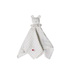 Knuffeldoekje beer - Biologisch katoen - Muslin Bear - Gingham Sky blue - Garbo&Friends
