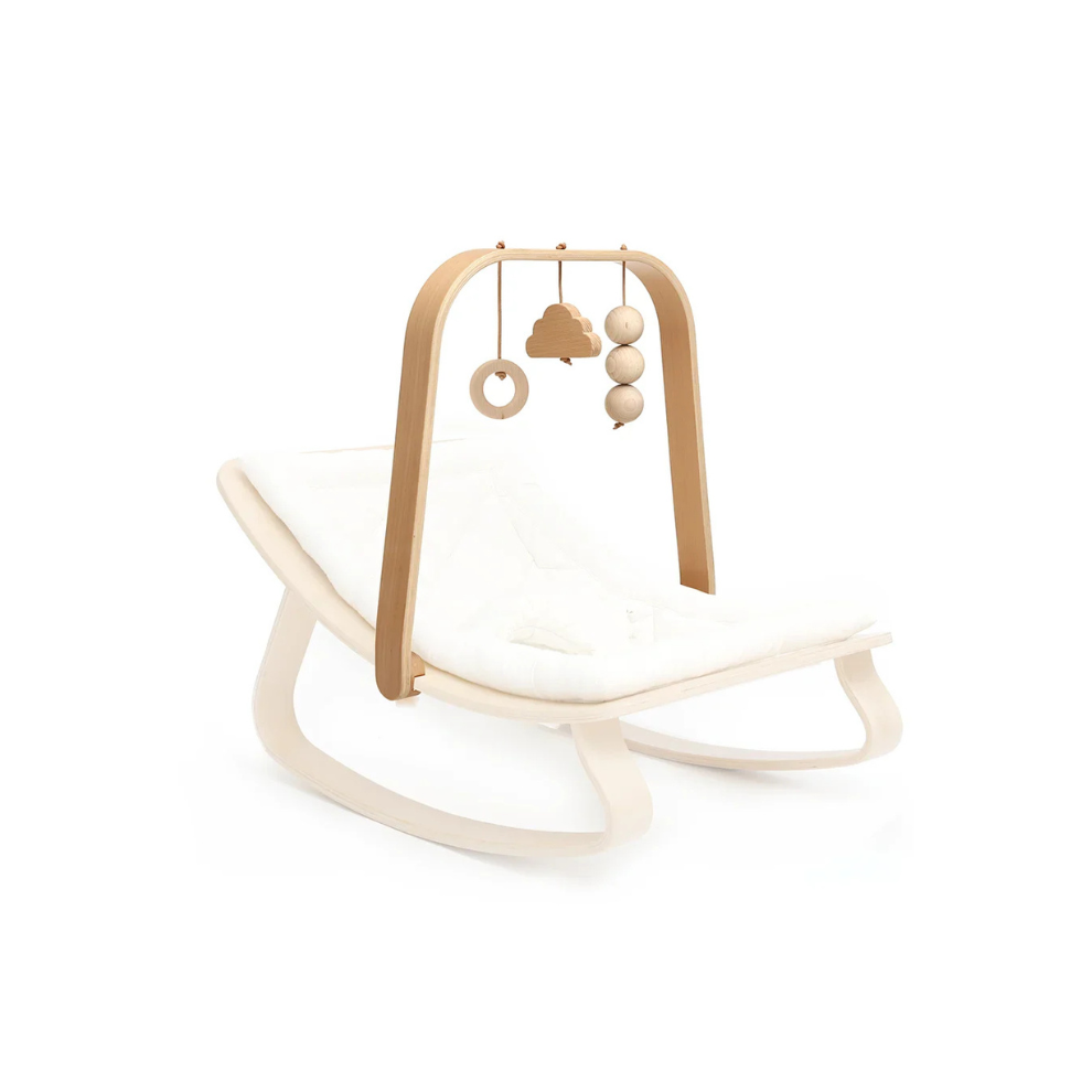 LEVO Awakening Arch - Houten Speelboog - Babygym voor de LEVO Rocker - Charlie Crane - productfoto
