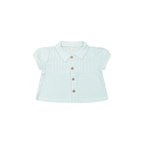 Riffle Amsterdam - Blouse Caro - Overhemd top - 100% biologisch katoen - productfoto