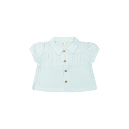 Riffle Amsterdam - Bluse Caro - Hemdtop - 100 % Bio-Baumwolle