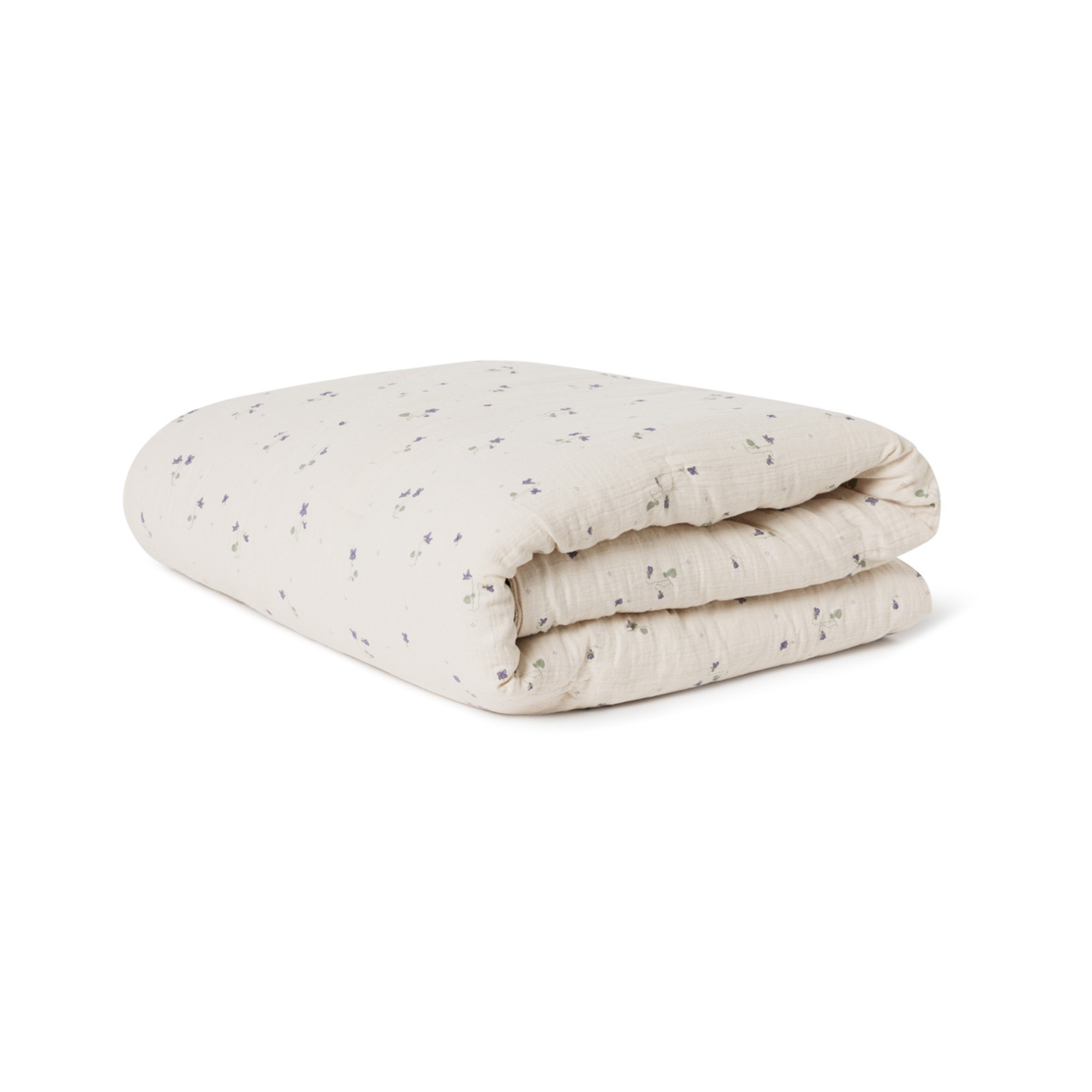 Gewatteerde deken - 100x140cm - Seersucker Filled Blanket - Viola - Garbo&Friends