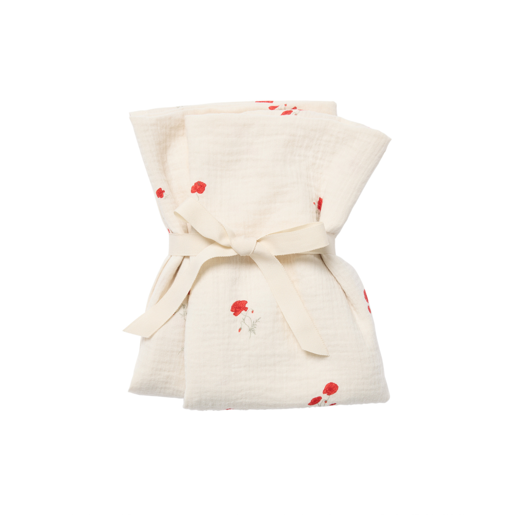 Hydrofiele doeken - Muslin Blanket - 2 paar - 60x60 cm - Poppy - Garbo&Friends - productfoto