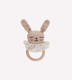 Bijtring/Teething ring - Bunny Sand/Konijn - Alpaca wol - Main Sauvage - productfoto