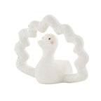 Baby Bello - Bijtring Patsy de Pauw - Peafowl - 100% natuurlijk Hevea rubber - zijaanzicht