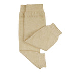 Baby Leg Warmers – Merino Uni Creme – Jambières bébé en laine – Laine mérinos et cachemire – Hoppediz
