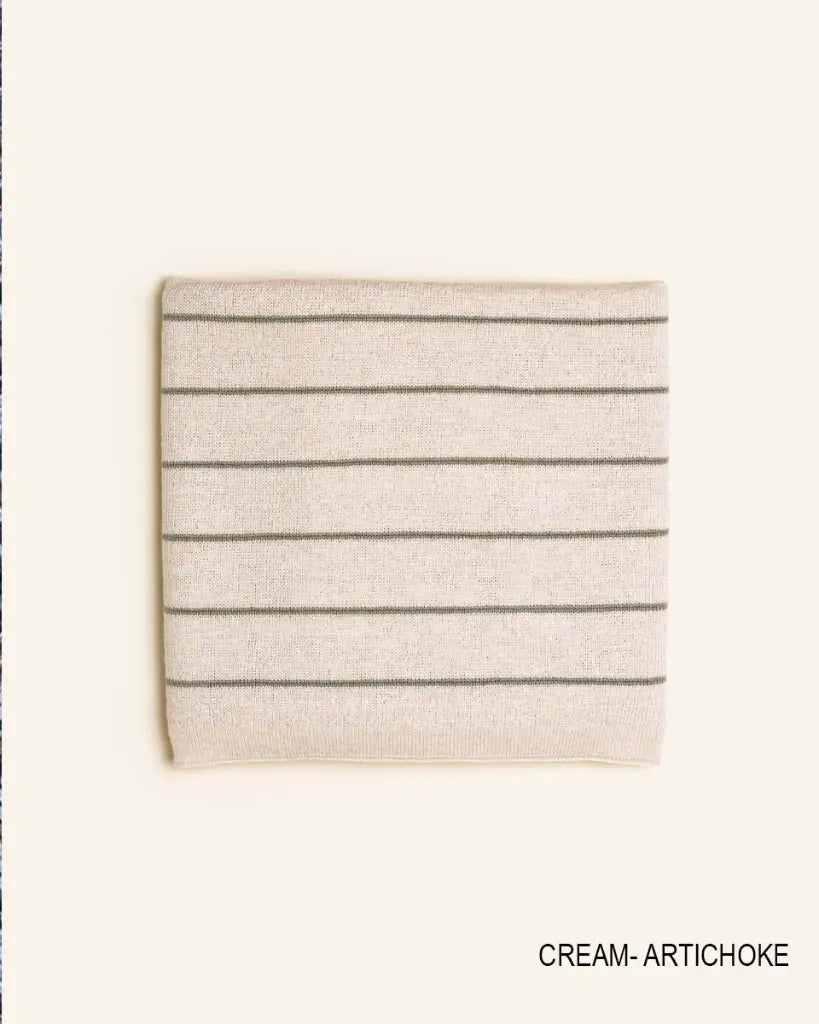 Merinowollen babydeken Harry - 100% extrafijne merinowol - 70x95cm - HVID