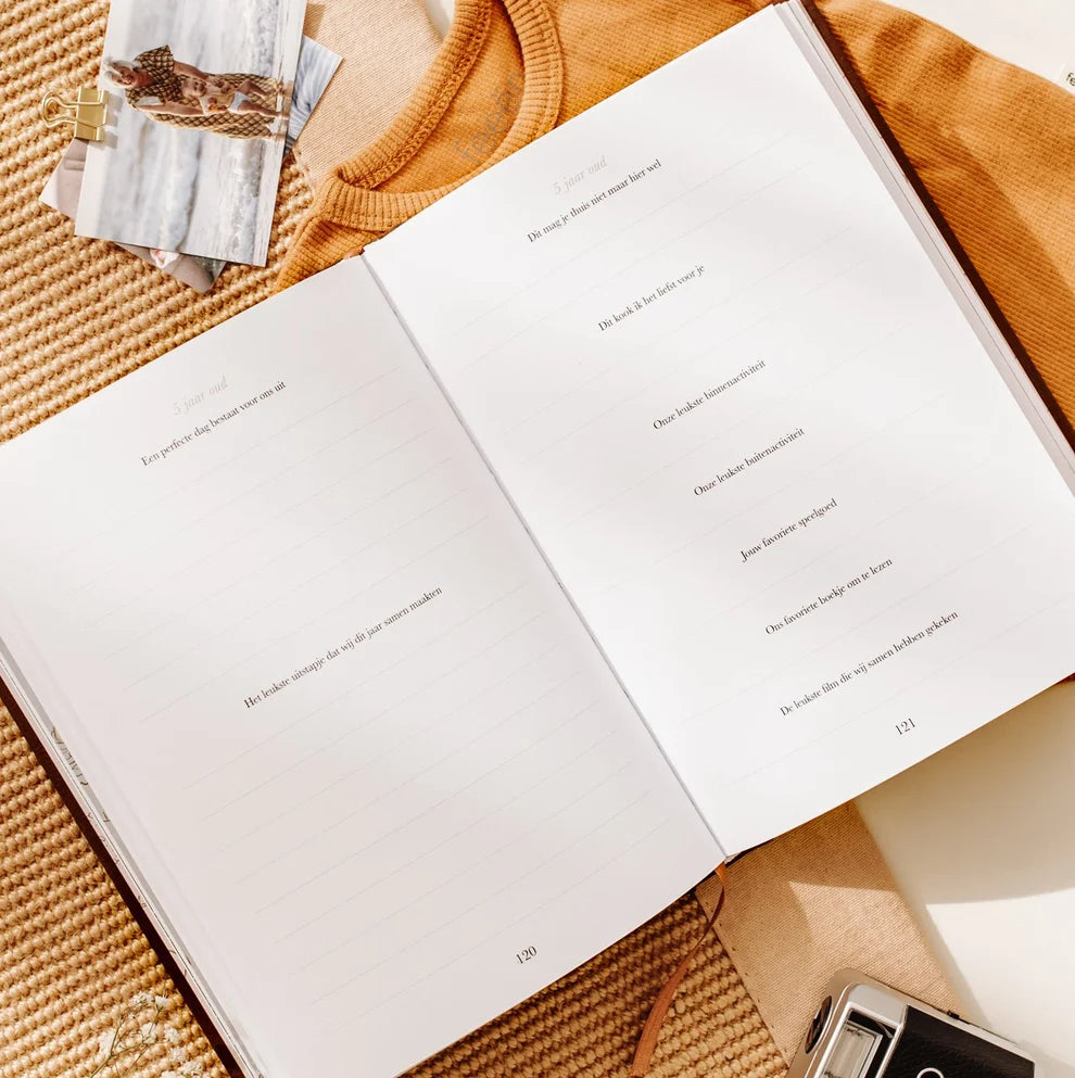 Sinds jij mijn kleinkind bent – Grandparent Memory Book with Keepsakes and Life Lessons for 10 Years – Birthlines