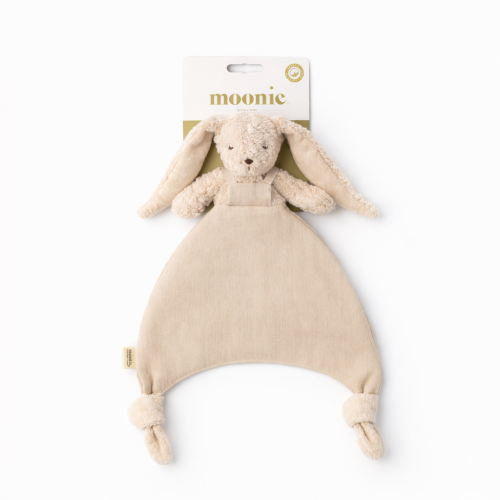 Kuscheltuch Hase - Bio-Baumwolle & Leinen - Doudou Bunny - GOTS - Moonie