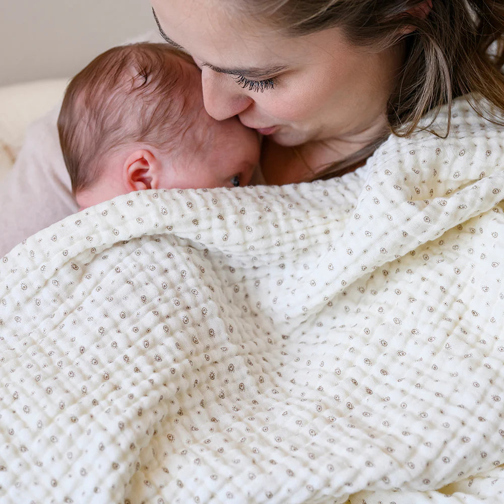 Muslin babydeken Rowan - 100% biologisch katoen - GOTS - CamCam Copenhagen - productfoto