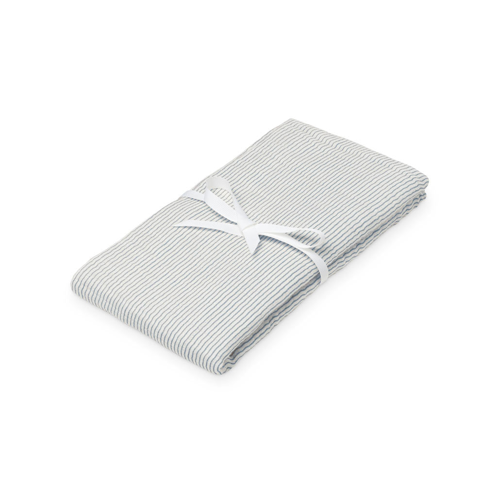 CamCam Copenhagen - Swaddle Blue Stripes - Hydrofiele doek XL - GOTS