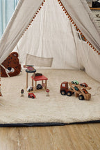Houten Autotransporter – Houten vrachtwagen met 4 auto's – Egmont Toys