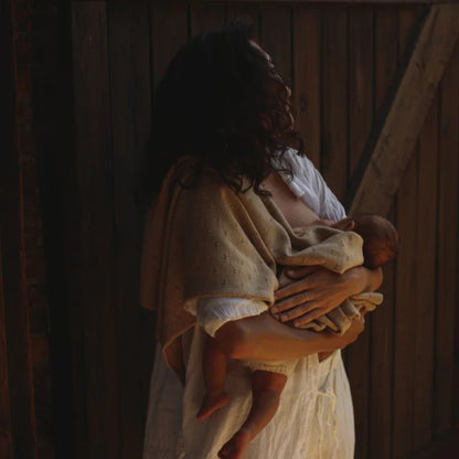 Baby Dekentje Ajour - Bibi Blanket - Merinowol - HVID